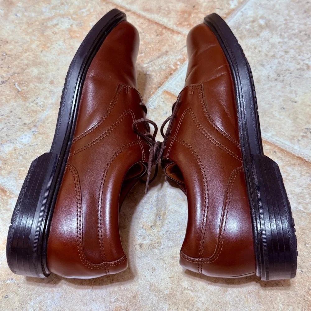 NEW Nunn Bush Brown Leather‎ Size 9M Men's Oxfords